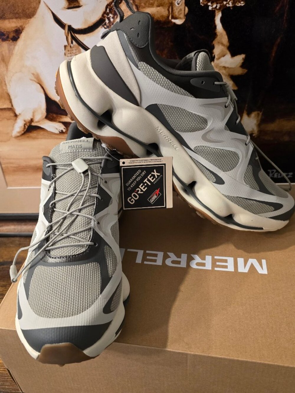 Merrell Speed Arc Matis Gore-Tex Grey J066057 Hiking Trail GTX Shoes Mens 11.5
